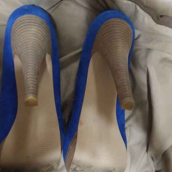 ☆☆ Open toe Blue high heel Steve Madden - Picture 6 of 8